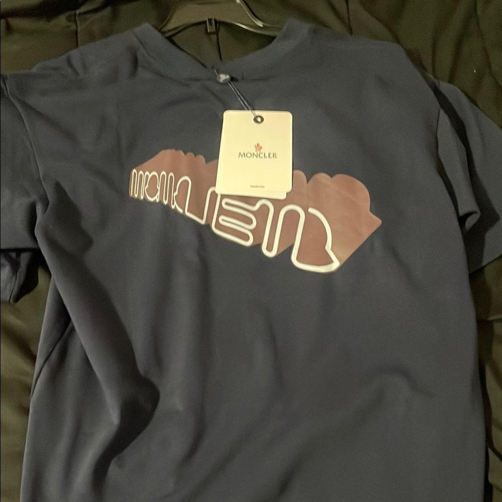 Moncler Blue Short Sleeve Tee